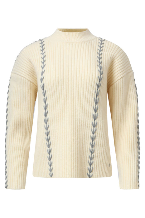 Pull L/M Visgraat 25518 Off white Kleding Truien en cardigans