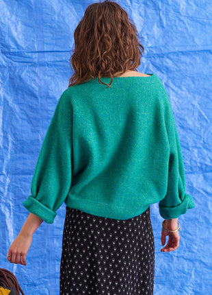 Pull - Maelys - (groen) - Kleding - Truien en cardigans