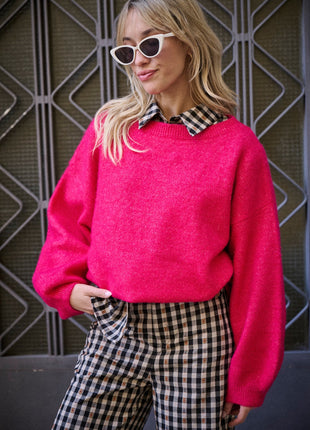 Pull - Maelys (roze) - Kleding - Truien en cardigans
