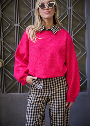 Pull - Maelys (roze) - Kleding - Truien en cardigans