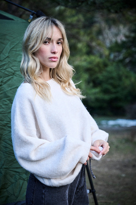 Pull - Maelys (wit) - Kleding - Truien en cardigans