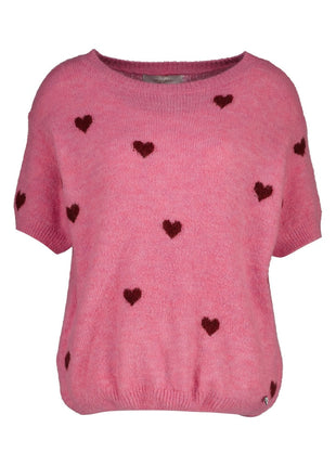 Barletta B506-SET19 – Pink/Bordeaux - Pink/Bordeaux / One Size - Kleding - Truien en cardigans