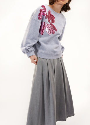 Pull s1962pl/r grey Kleding Truien en cardigans