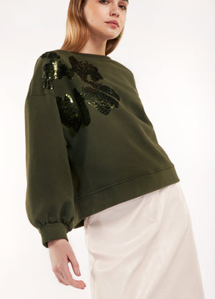 Pull s1962pl/r kaki Kleding Truien en cardigans