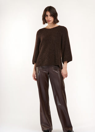 Pull s1976pl/s brown Kleding Truien en cardigans