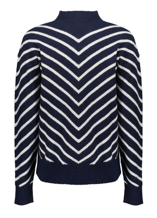 Pull stripes turtleneck 54504 10 Kleding Truien en cardigans