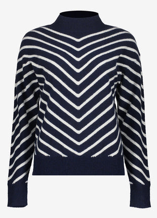 Pull stripes turtleneck 54504 10 Kleding Truien en cardigans