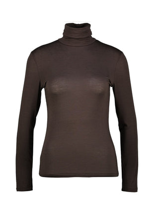 Pulletje met col - Glendale B510 - Choco - Kleding - Truien en cardigans