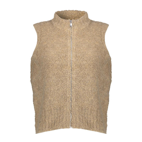 Pullover sleeveless with zipper - 54574 - sand - Kleding - Truien en cardigans