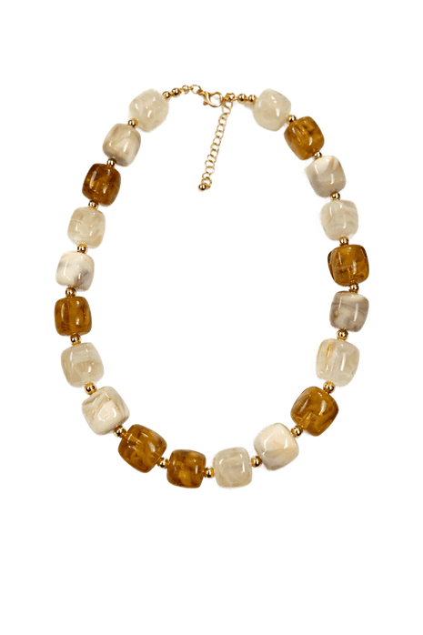 Ketting - Ivory Caramel by Charlotte Marie Jewelry