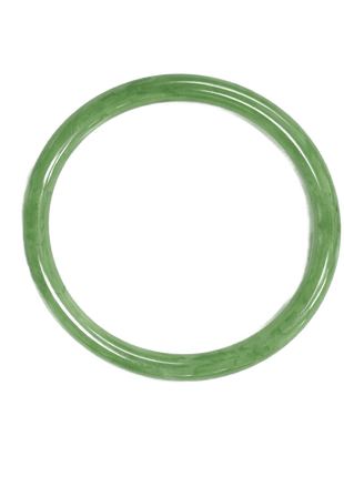 Armband - Ø 6,7cm - groen (jade) by Charlotte Marie Jewelry