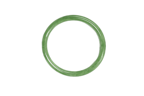 Armband - Ø 6,7cm - groen (jade) by Charlotte Marie Jewelry