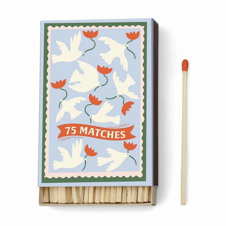 Lange Lucifers - ''Flower'' Orange - 75 matches (9.6 CM) by Paddywax