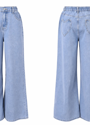 Jeans met hartjes pocket - 1720 by JS Millenium