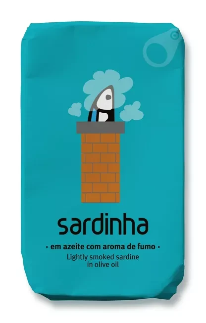 Blikje Sardines - licht gerookt - 120g by Sardinha