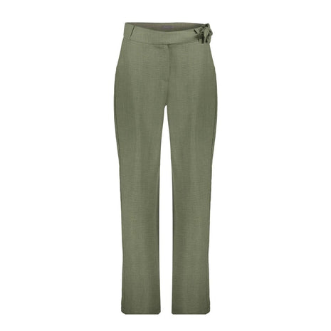 Broek met koord - 61100-60 - dark green by Geisha