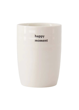 Koffiemok happy moment - wit by Zusss