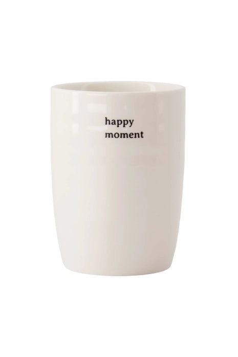 Koffiemok happy moment - wit by Zusss