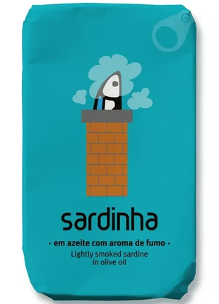 Blikje Sardines - licht gerookt - 120g by Sardinha