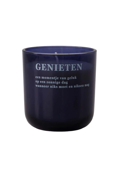 Geurkaars glas genieten - 0503-0170 by Zusss