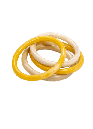 Armbanden - set (4) - Golden Citrus by Charlotte Marie Jewelry