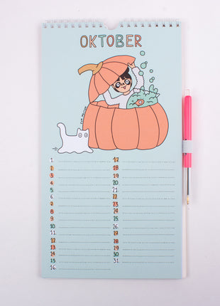 Calendrier d'anniversaire d'Eva