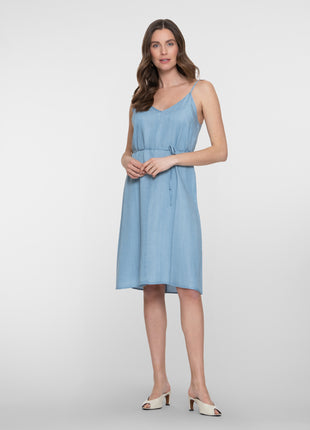 Jurk met spaghetti bandjes - 67390-21