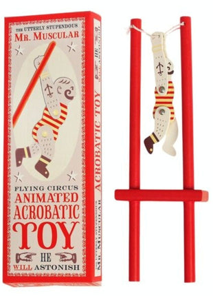Retro - acrobaat - meneer spierbal - Lifestyle - Spelletjes & Plezier - Vintage