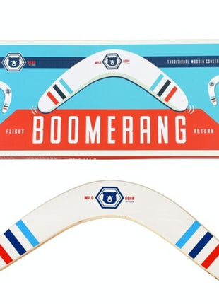Retro - houten boemerang - Lifestyle - Spelletjes & Plezier - Vintage