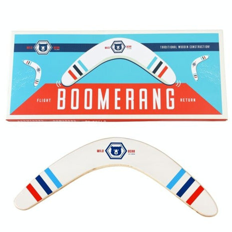 Retro - houten boemerang - Lifestyle - Spelletjes & Plezier - Vintage