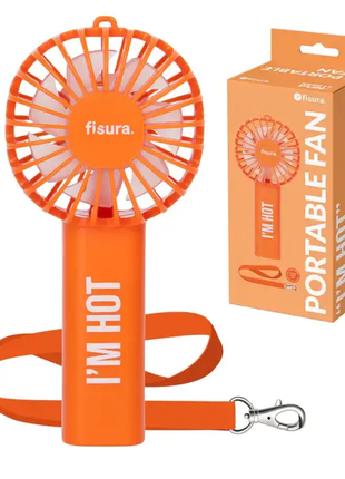 Draagbare ventilator "i´m hot" oranje - HGI2611363 by Fisura