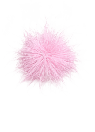 Broche - Plume - Ø16cm (Peach) by Charlotte Marie Jewelry