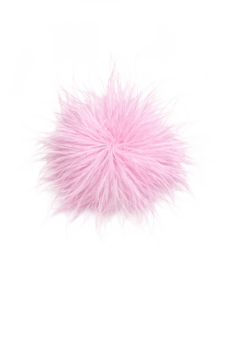 Broche - Plume - Ø16cm (Peach) by Charlotte Marie Jewelry