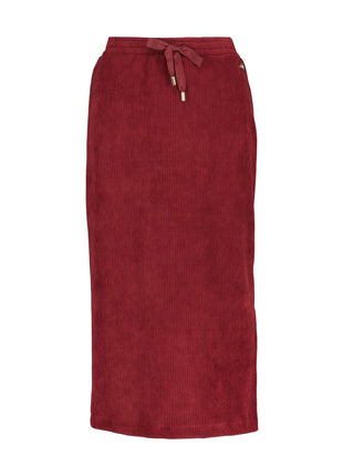 Ribfluwelen rok Damme B504 brodeaux (2) Kleding Rokken