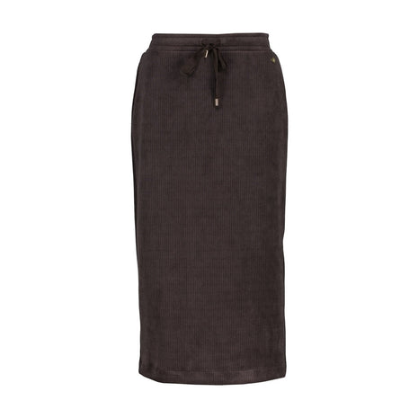 Ribfluwelen rok Damme B504 choco Kleding Rokken
