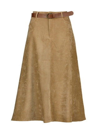 Rok - Isaure B504 - Camel - Kleding - Rokken