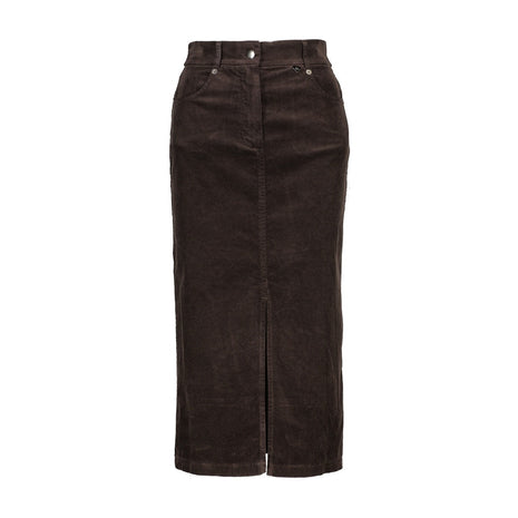Rok - New Eveline B504 - Choco - Kleding - Rokken