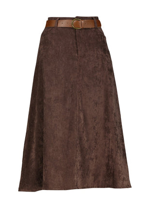 Rok - New Isaure B504 - Choco - Kleding - Rokken