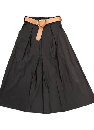 Rok - Nora - Plooien - Zwart - Zwart / One Size - Kleding - Rokken