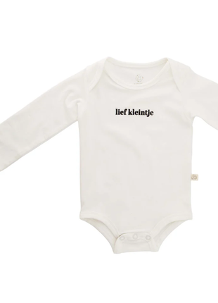 Rompertje ’lief kleintje’ in doosje maat 62/68 wit/zwart Cadeau’s & Lifestyle Baby
