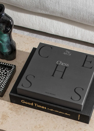 Schaak set - Modern Design Black and White - Lifestyle - Spelletjes & Plezier