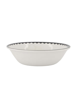 Schaal - melamine geniet m wit/zwart (0704-024) - Lifestyle - Koken & Tafelen - Servies - Borden Schalen & Kommen