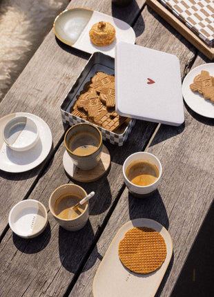 Serveerschaal ’jij bent zo leuk’ zand Cadeau’s & Lifestyle Woonkamer Schalen & Stylingborden