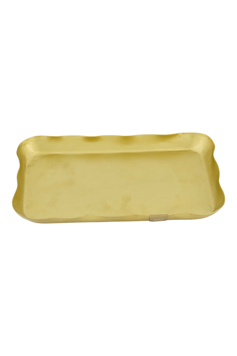 Servethouder metaal rechthoek - goud - Cadeau’s & Lifestyle - Keuken & eetkamer - Tafeltextiel & Servetten