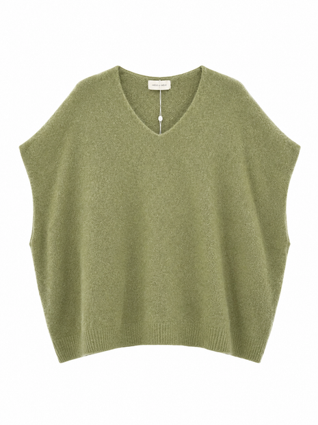 Pull zonder mouw - Ciudad - B606 - Olive green