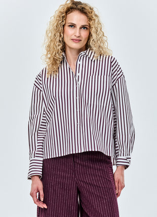 Blouse Shout Donkerrood - CKS