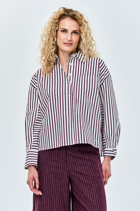 Blouse Shout Donkerrood - CKS