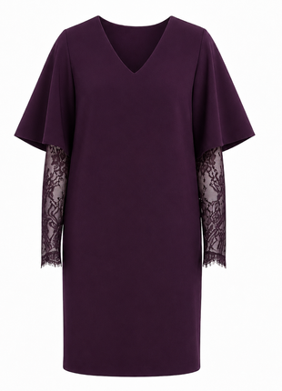 Jurk - Bergamo B607 - Aubergine