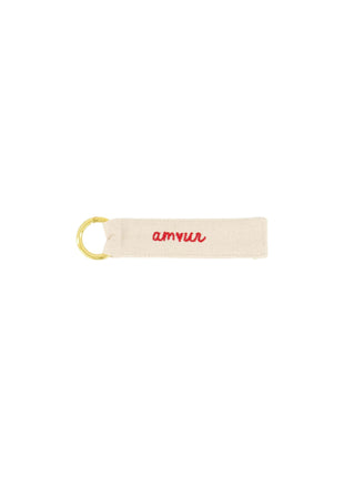 Sleutelhanger - Amour - wit/rood - Lederwaren & schoenen - Sleutelhangers