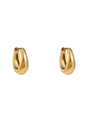 Small Oval Drop Creole - goudkleurig - Modeaccessoires - Juwelen - Oorbellen